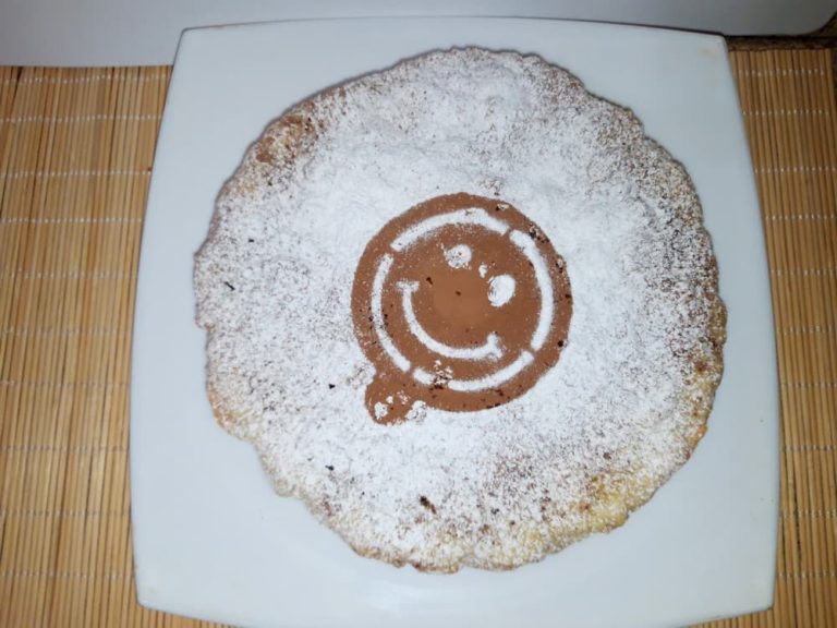 Тертый пирог с цитрусовой начинкой