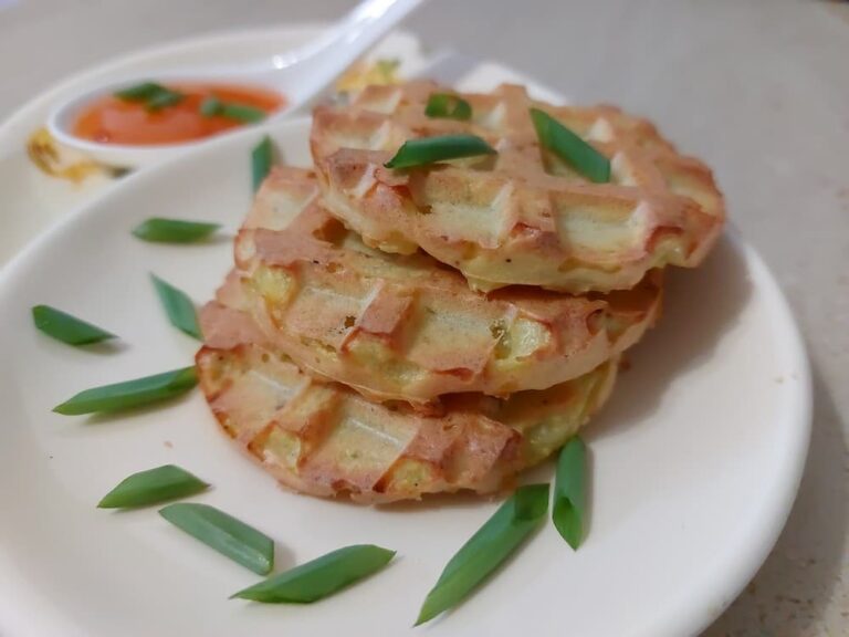 Картофельные вафли в духовке