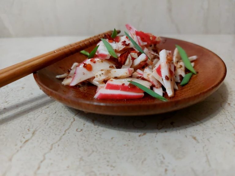 Marinated crab sticks