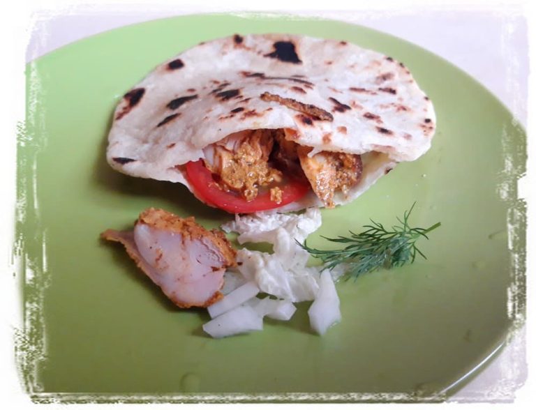 Pita in a pan without yeast