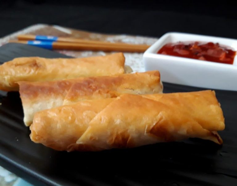 Spring rolls with funchose