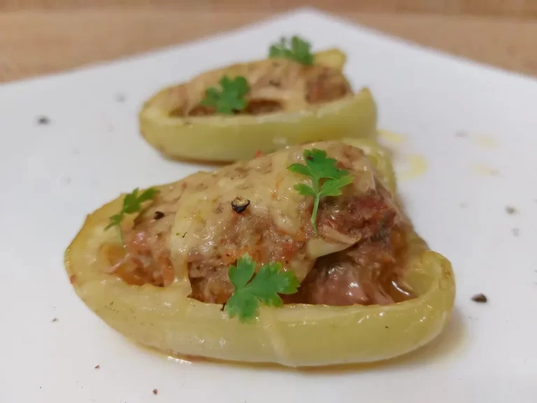 Bulgarian pepper with minced meat