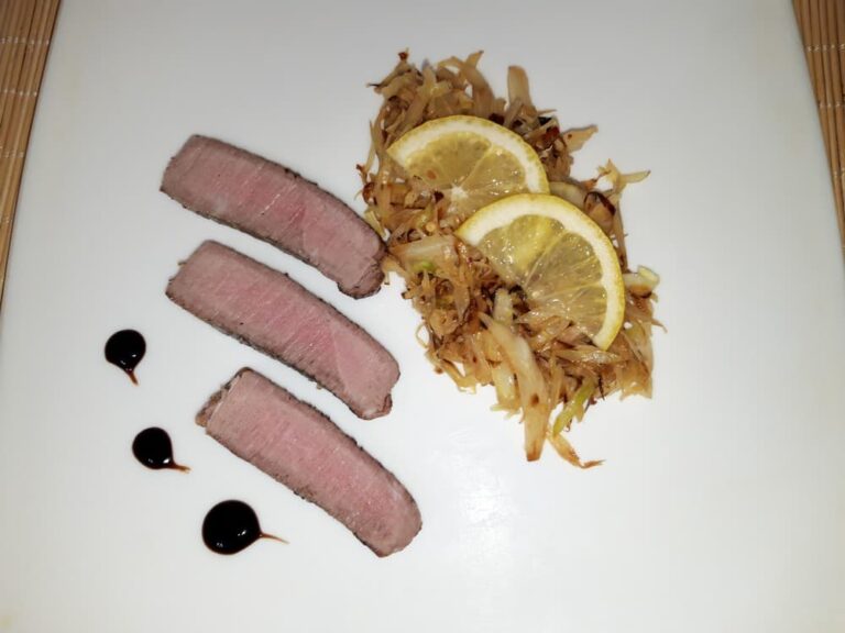 Капуста с чесноком и лимоном
