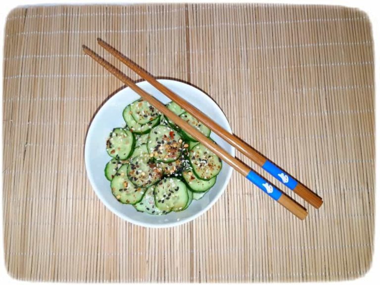 Asian Spicy Sesame Cucumber Salad