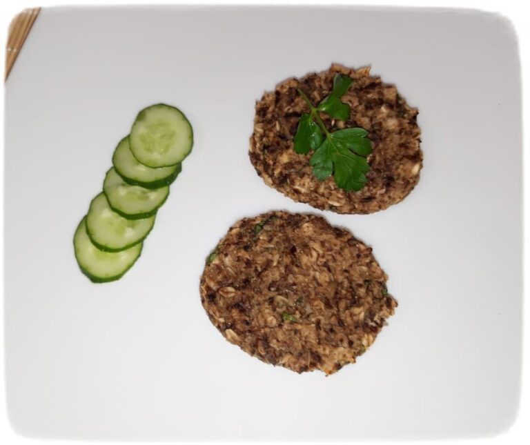 Овсяные котлеты с грибами