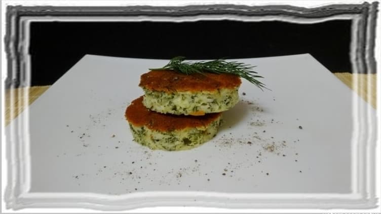 Melted cheese muffins with herbs