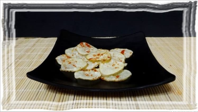 Easy microwave potato chips