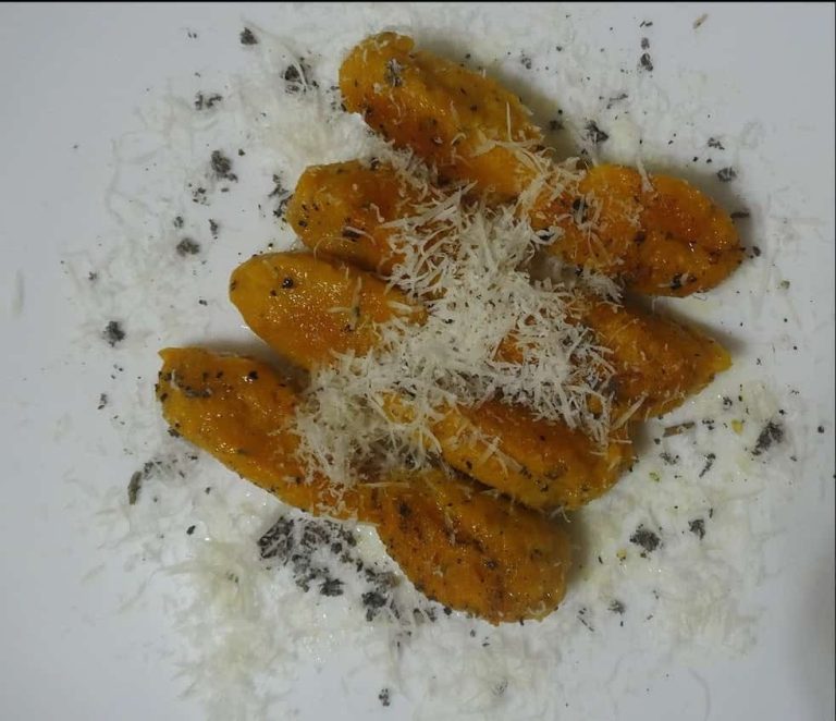 Pumpkin gnocchi