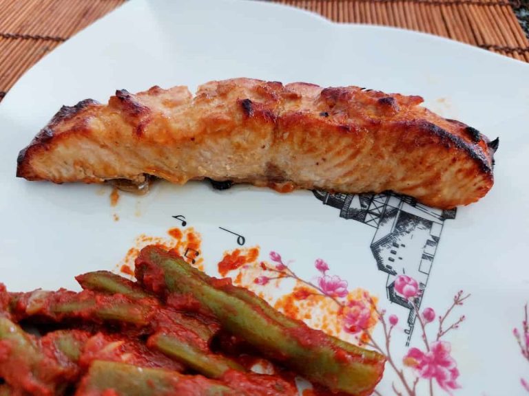 Ginger Garlic Baked Salmon