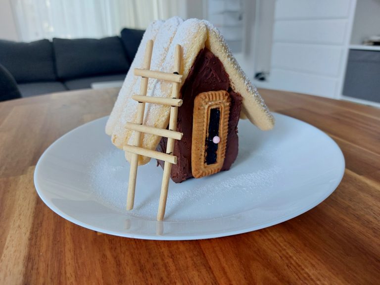 Santa’s House Cake