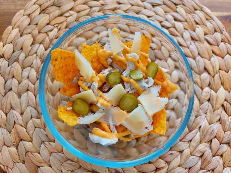 Chicken Salad with Taco Chips