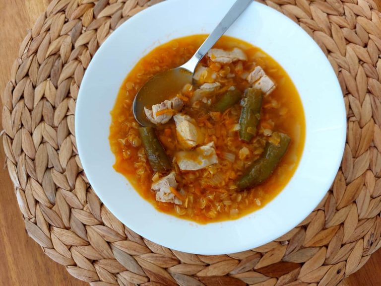 Thai style lentil soup