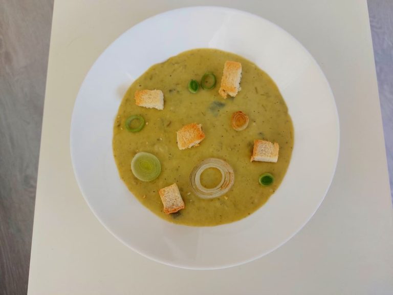 Vichyssoise with leeks