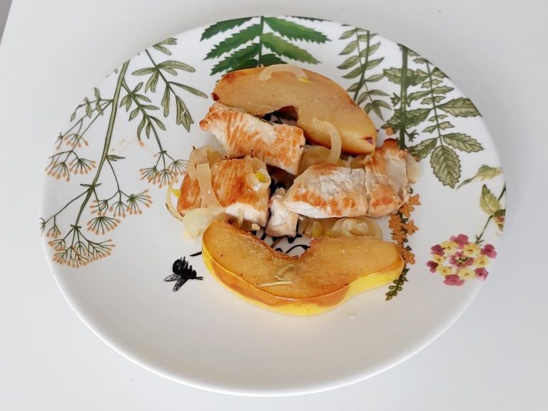 Turkey with quince