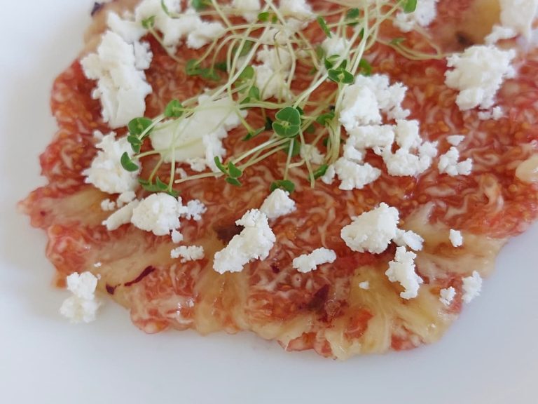 Карпаччо из инжира