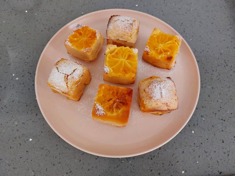Кекс с мандарином и имбирем