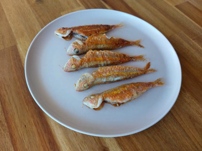 Жареная барабулька