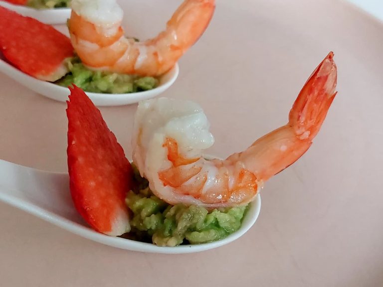 Праздничная закуска из креветок