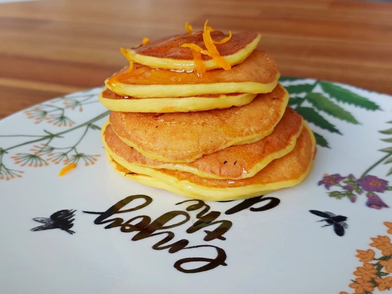 Рождественские апельсиновые панкейки