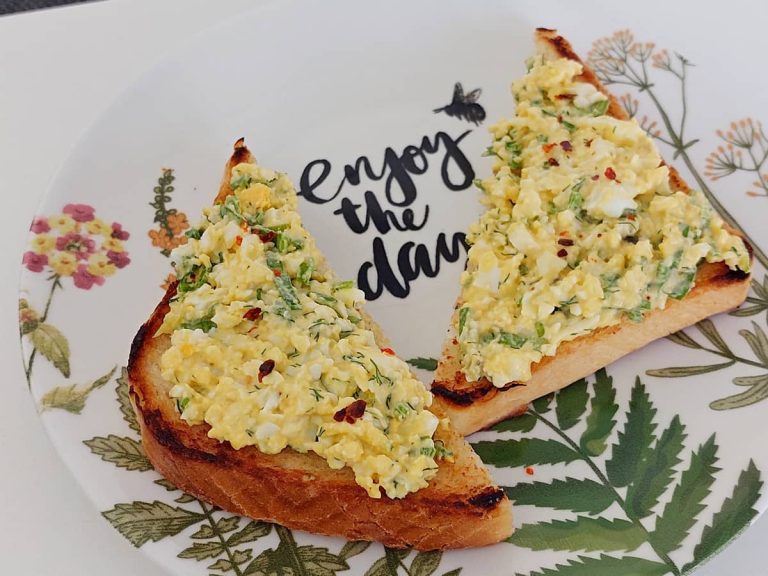 Яичный салат в японском стиле