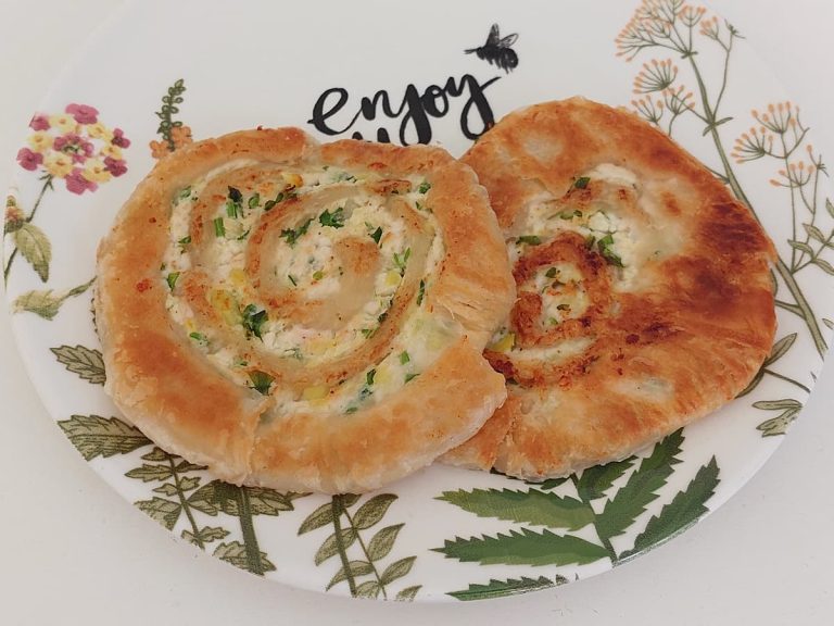 Лепешки с картофелем и фаршем